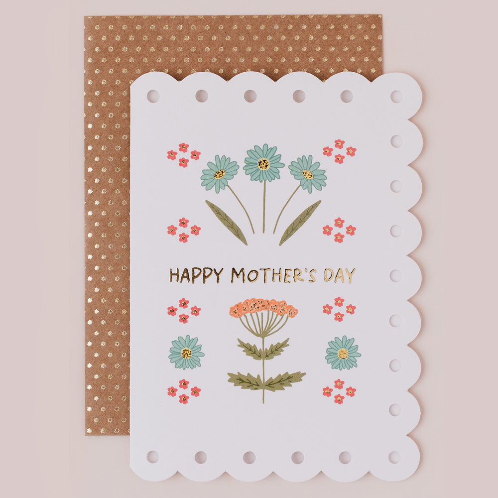 BR130-Apple & Clover-Mother'S Day Folk Florals-Card-Broderie