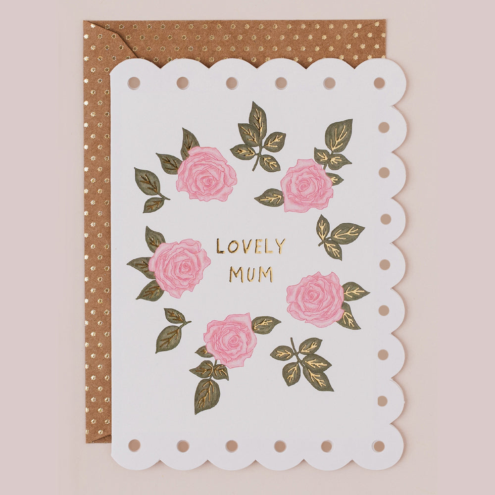 BR136-Apple & Clover-Mother'S Day Roses-Card-Broderie