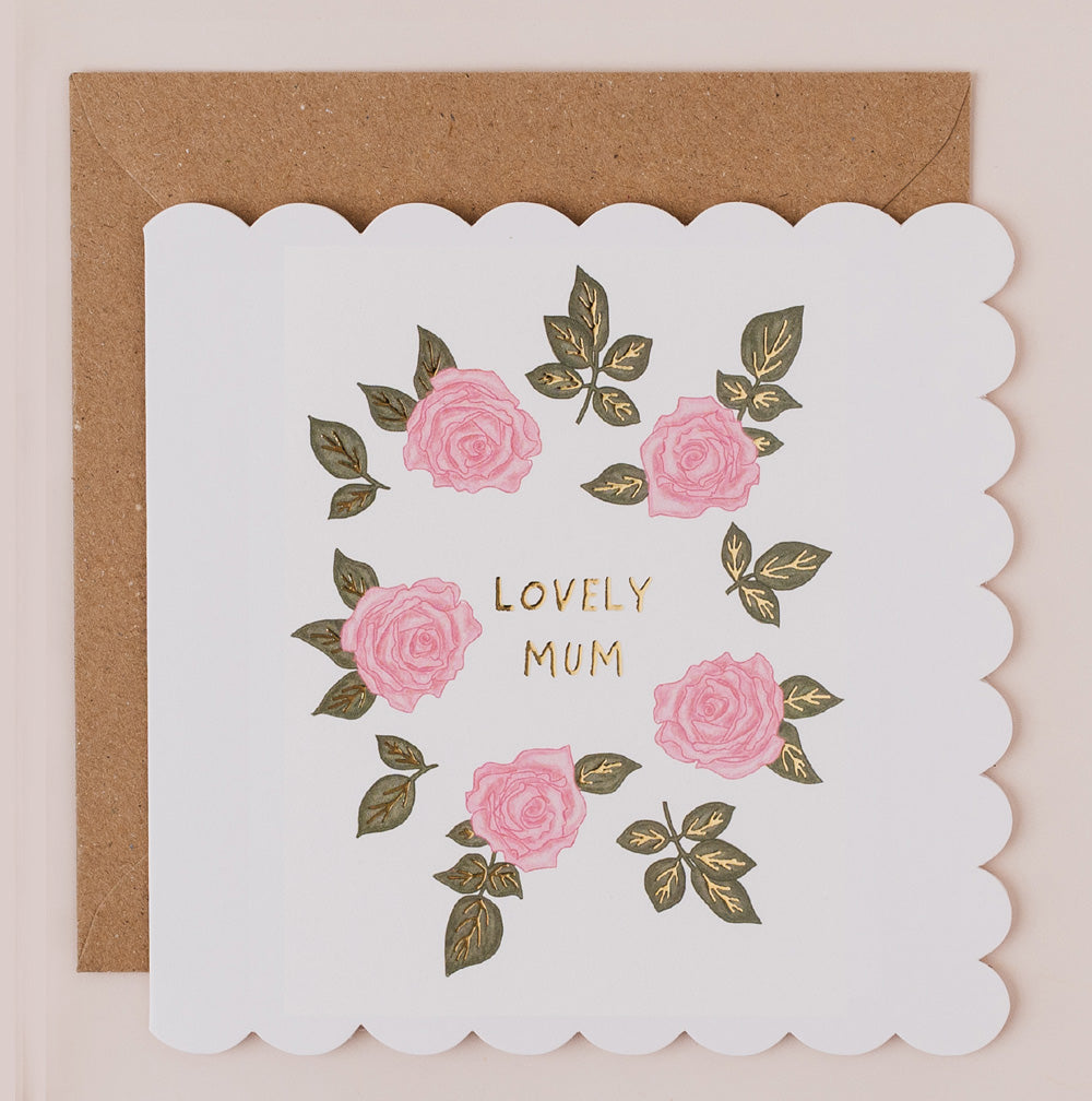 BR146-Apple & Clover-Mother'S Day Roses-Card-Broderie