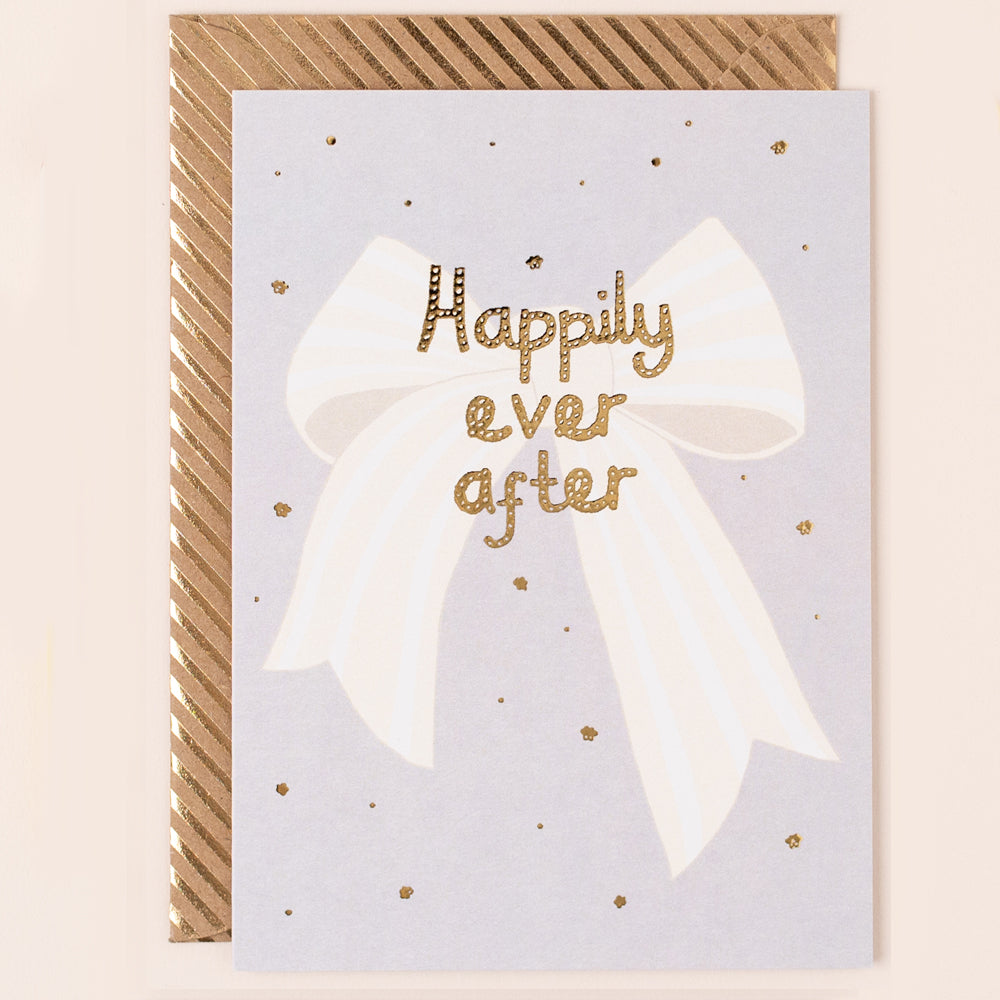 RE066-Apple & Clover-Happily Ever After Bow-Card-