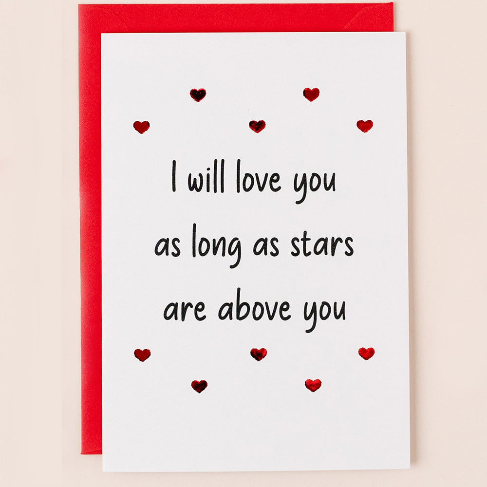 SN004-Apple & Clover-Valentines Card Stars Are Above You-Card-Song Collection