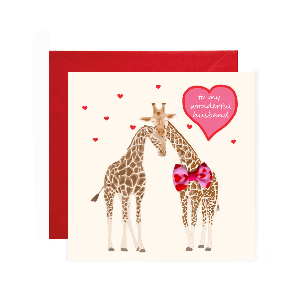 VA008-Apple & Clover-To My Wonderful Husband-Card-