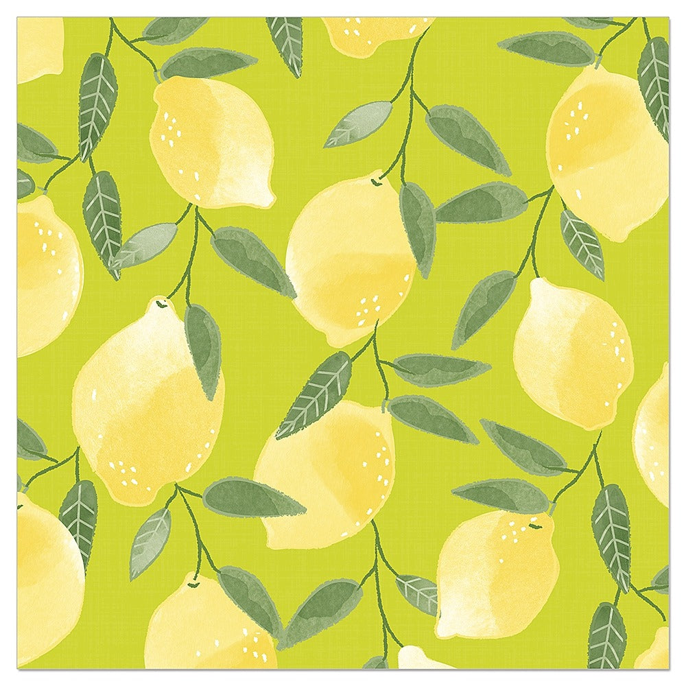 133228-Artebene-Lemons Green-Napkin-