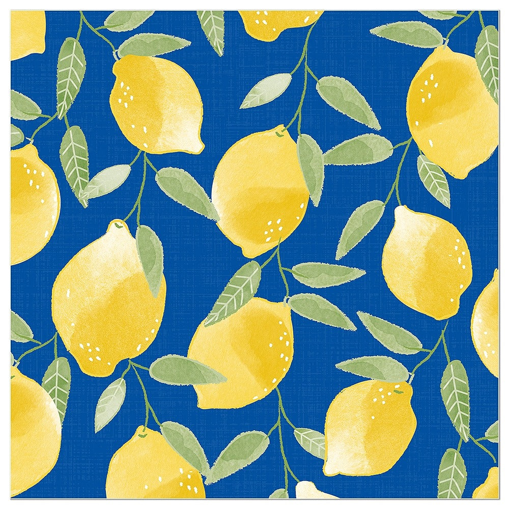 133524-Artebene-Lemons Blue-Napkin-