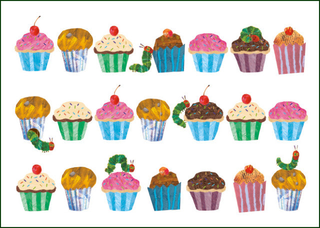 GC1293-Bekking & Blitz-Party The Very Hungry Caterpillar Eric Carle-Card-Hungry Catepiller