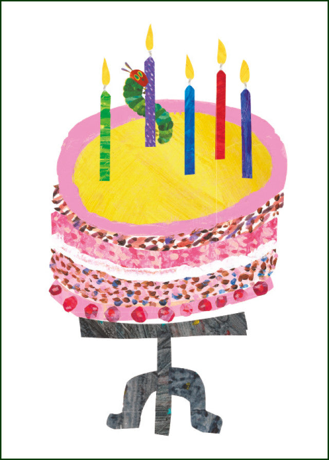 GC1296-Bekking & Blitz-Party The Very Hungry Caterpillar Eric Carle-Card-Hungry Catepiller