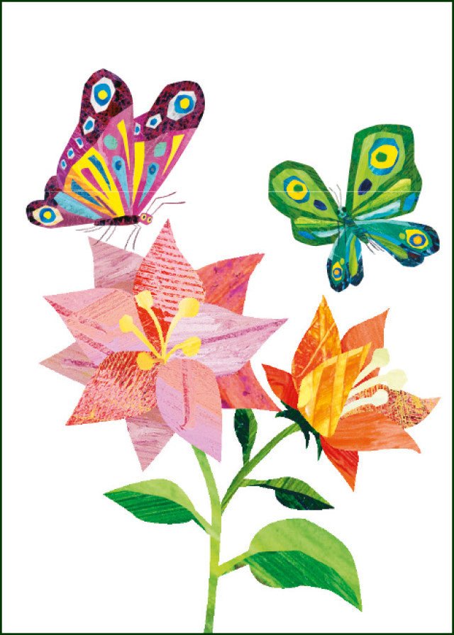 GC1303-Bekking & Blitz-Flowers The Very Hungry Caterpillar Eric Carle-Card-Hungry Catepiller