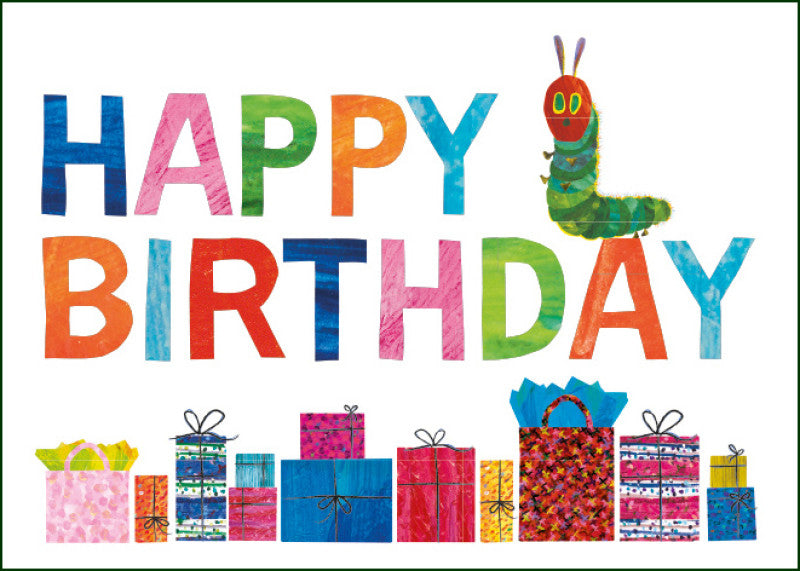 GC1388-Bekking & Blitz-Happy Birthday The Very Hungry Caterpillar Eric Carle-Card-Gallery