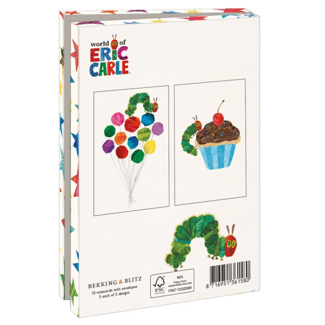 MCW277-Bekking & Blitz-Party The Very Hungry Caterpillar Eric Carle-Notewallet-Card Folders