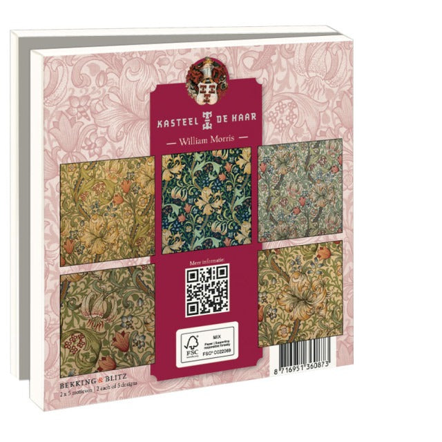 WMC1184-Bekking & Blitz-William Morris Kasteel De Haar-Notewallet-Card Folders