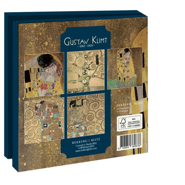 WMC1233-Bekking & Blitz-Gustav Klimt-Notewallet-Card Folders
