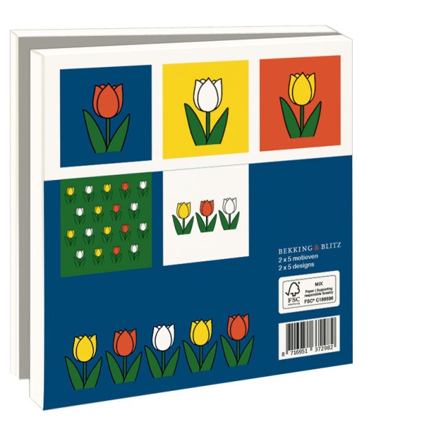 WMC1265-Bekking & Blitz-Tulpen Dick Bruna-Notewallet-Card Folders