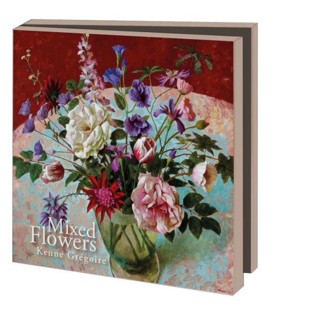 WMC1317-Bekking & Blitz-�Mixed Flowers Kenne Gr�goire-Notewallet-Card Folders