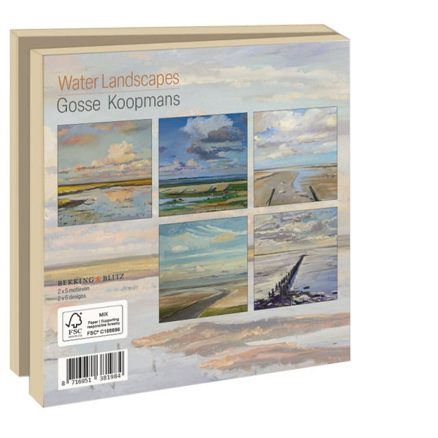 WMC1327-Bekking & Blitz-Water Landscapes Gosse Koopmans-Notewallet-Card Folders