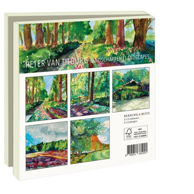 WMC1328-Bekking & Blitz-Landschappen Peter Van Tilburg-Notewallet-Card Folders