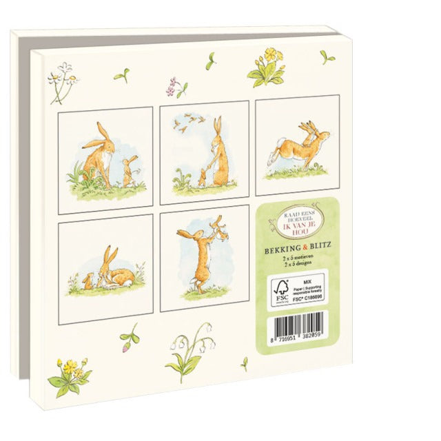 WMC1333-Bekking & Blitz-Quess How Much I Love You Sam Mcbratney And Anita Jeram-Notewallet-Card Folders