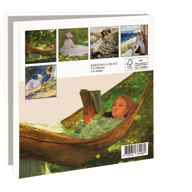 WMC1336-Bekking & Blitz-Reading In Art-Notewallet-Card Folders