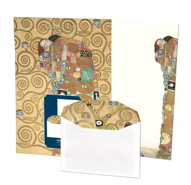 WS1211-Bekking & Blitz-Nine Cartoons Gustav Klimt-Writing Sets-Writing Sets With Envelopes