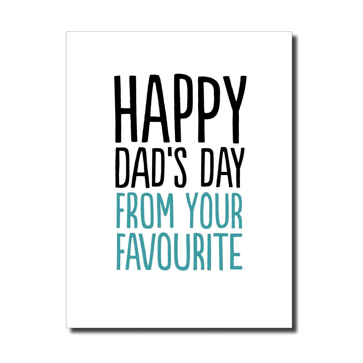 HON304-Buddy Fernandez-Dad Favourite-Card-Honesty