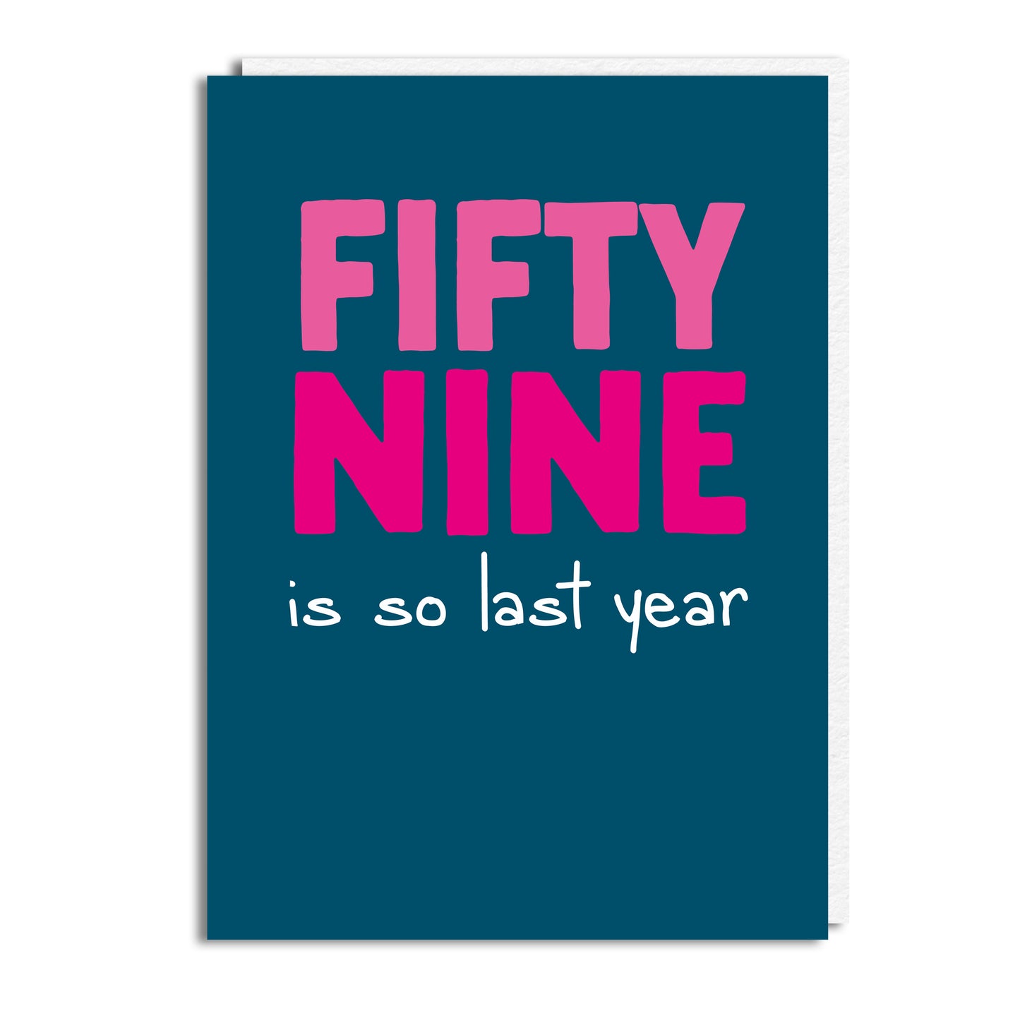 HON657-Buddy Fernandez-59 So Last Year-Card-Honesty