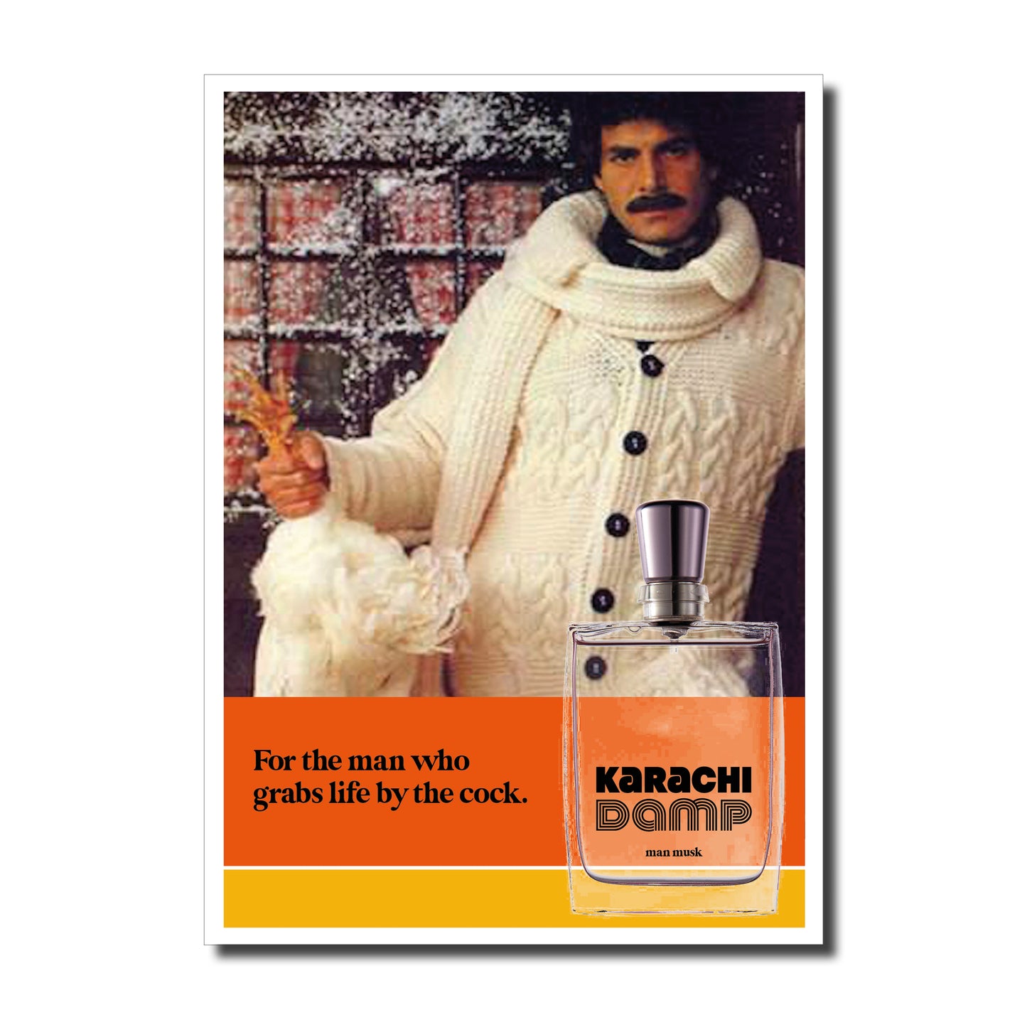 KD007-Buddy Fernandez-Cock-Card-Karachi Damp