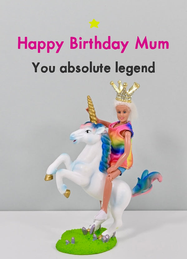 JJB238-Bold & Bright-Mum Legend Birthday-Card-Relations Birthday