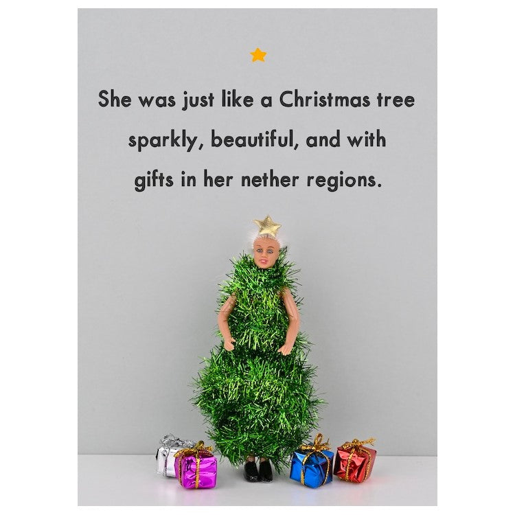 JJC089-Bold & Bright-Christmas Tree-Xmas Card-Jeffrey & Janice