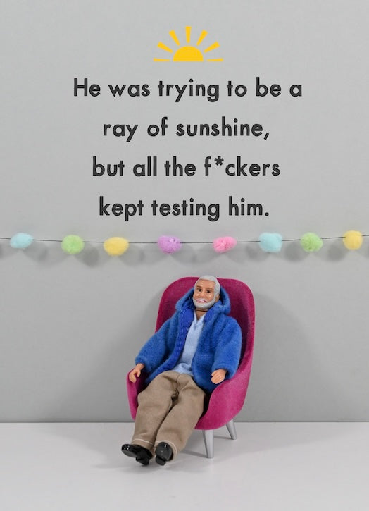 JJG126-Bold & Bright-Ray Of Sunshine (Jeff)-Card-General