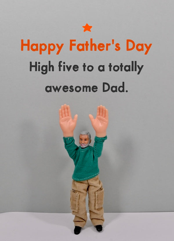 JJOC065-Bold & Bright-High Five Dad-Card-