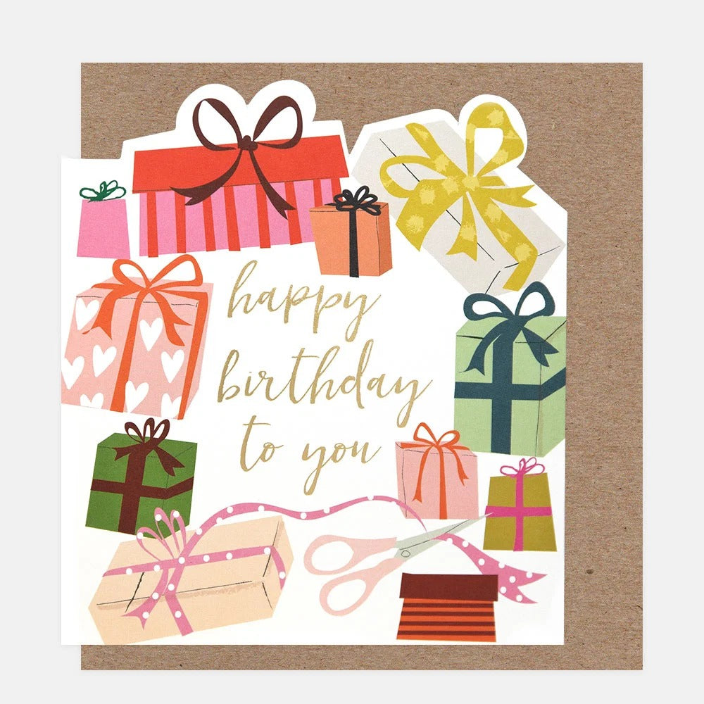 AST008-Caroline G-Wrapped Presents Happy Birthday To You-Card-Assortment