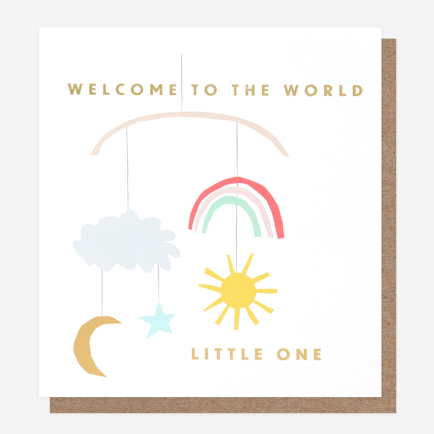 CTP011-Caroline G-Welcome To The World Baby Mobile-Card-