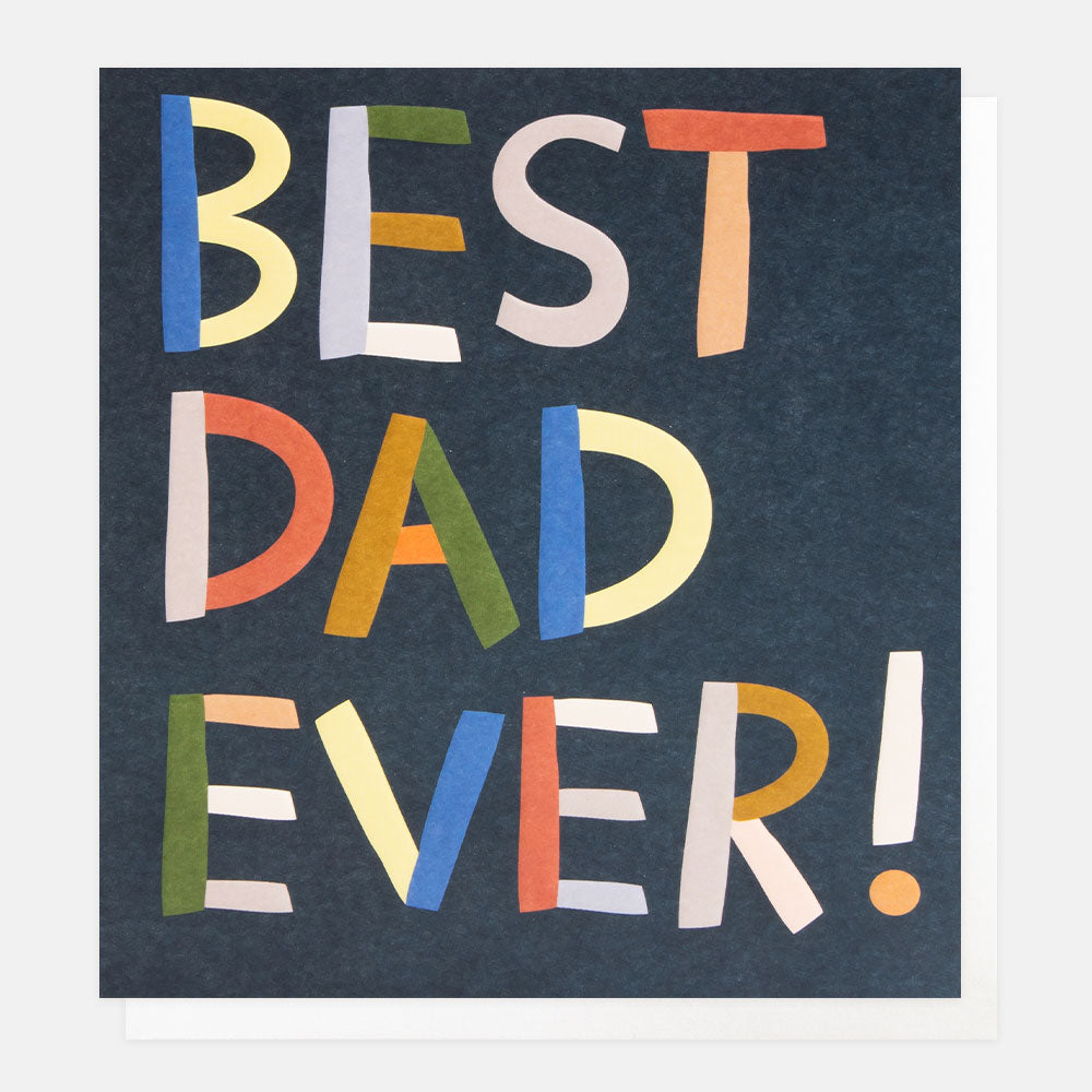 FTH011-Caroline G-Best Dad Ever Collaged Text-Card-