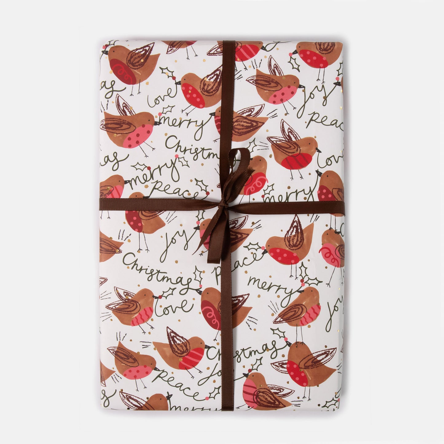 GXL392-Caroline G-Robins With Green Christmas Script-Xmas Wrap-