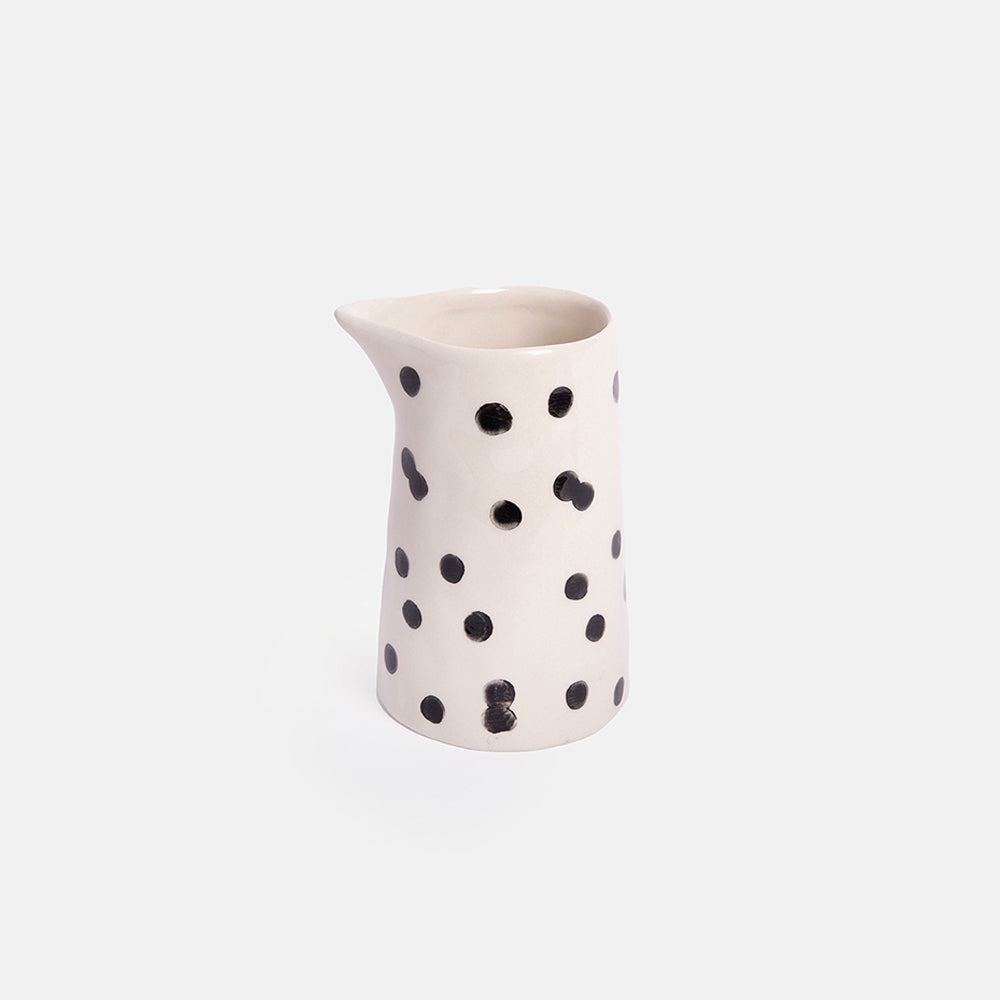 SMJ101-Caroline G-Mono Dotty Small Jug-Jug-At Home