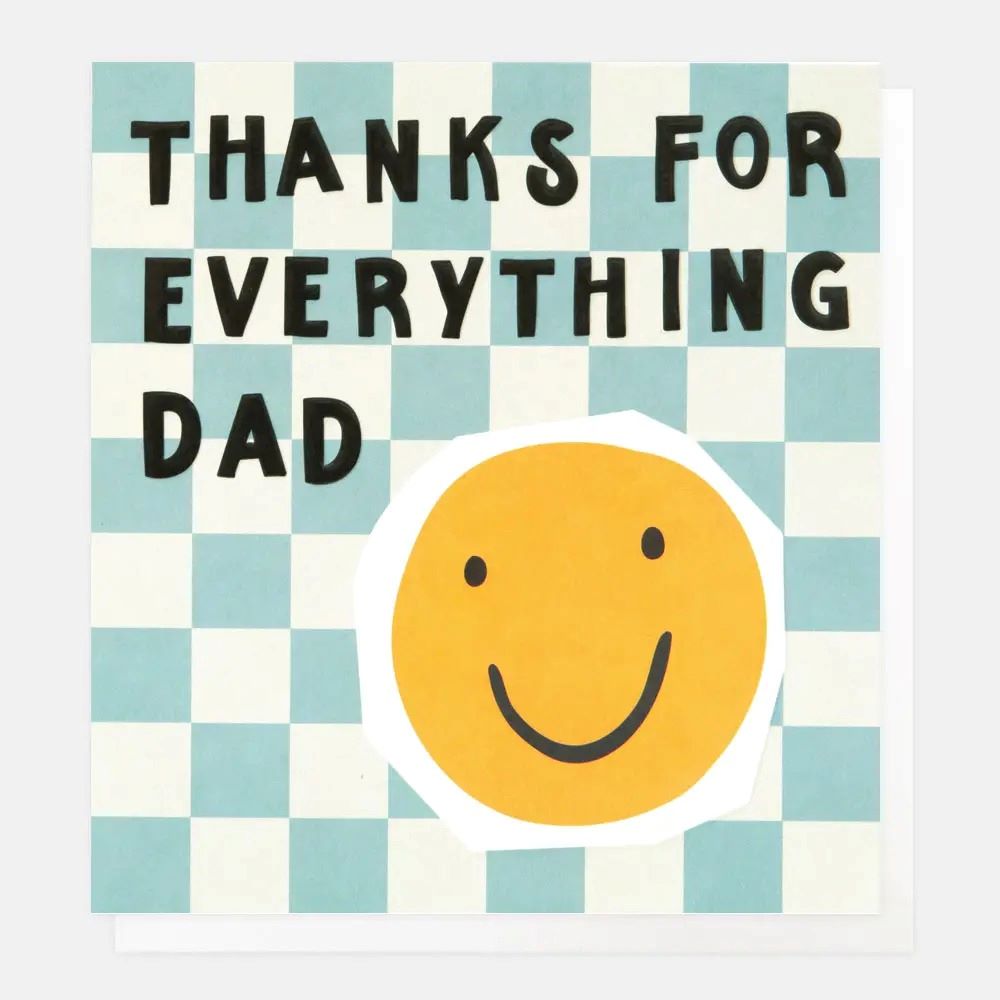 STK013-Caroline G-Thanks For Everything Dad Smiley Icon-Card-Sticker