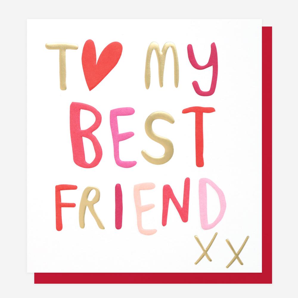WRD043-Caroline G-To My Best Friend-Card