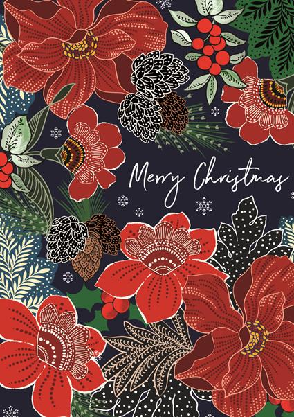 EBX009-Earlybird-Merry Christmas-Xmas Card-Honey