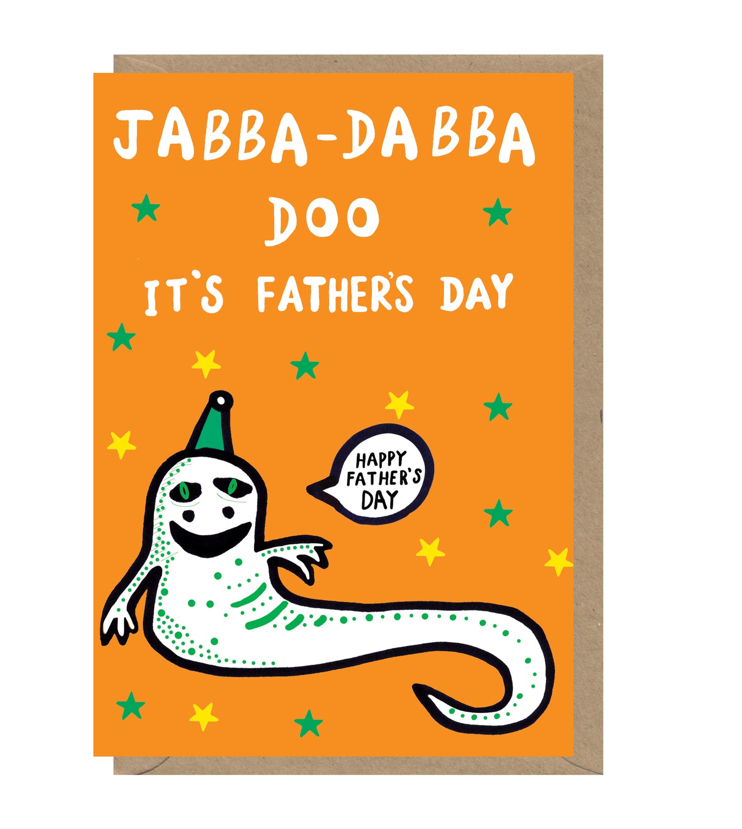 SUP083-Earlybird-Jabba Dabba Fathers Day-Card-Super Fab