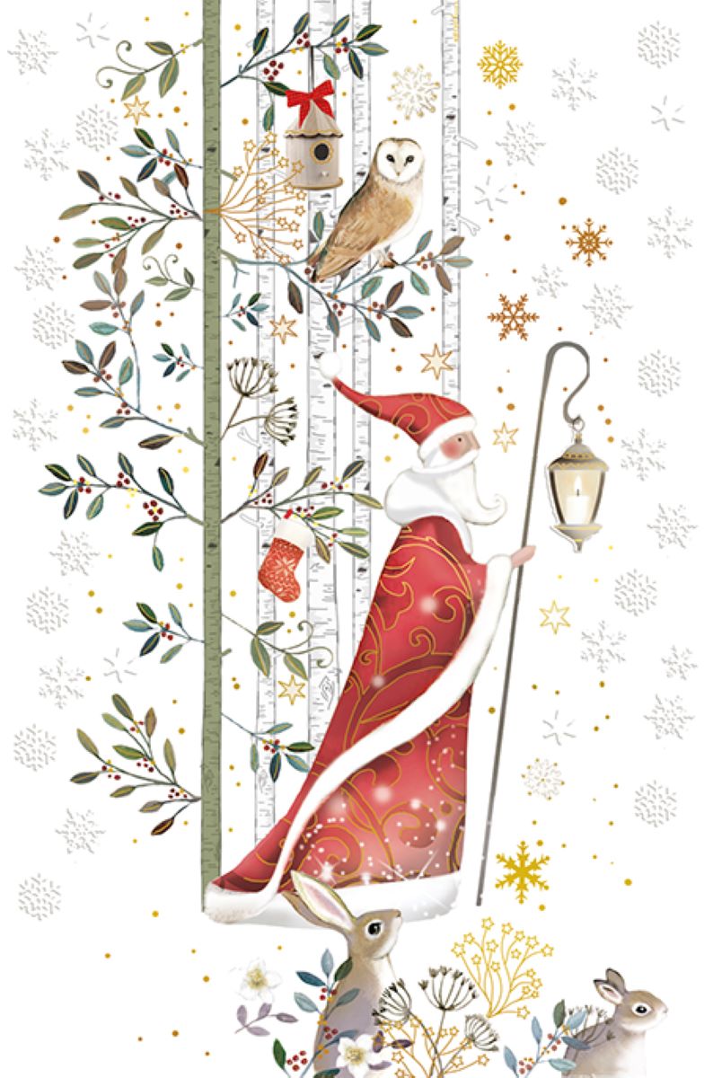 9604700024-The Editor Groupe-Santa Claus-Xmas Card-Merveilleuse