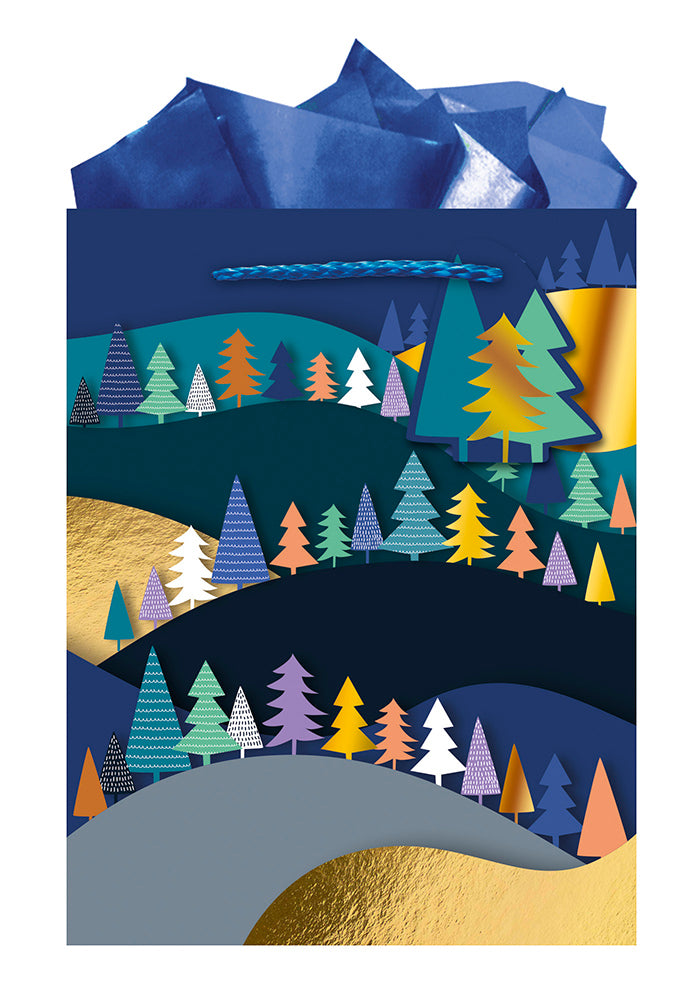 9613870019-Editor Groupe-Valley-Medium Bags 18X23Cm-Xmas Gift Bag