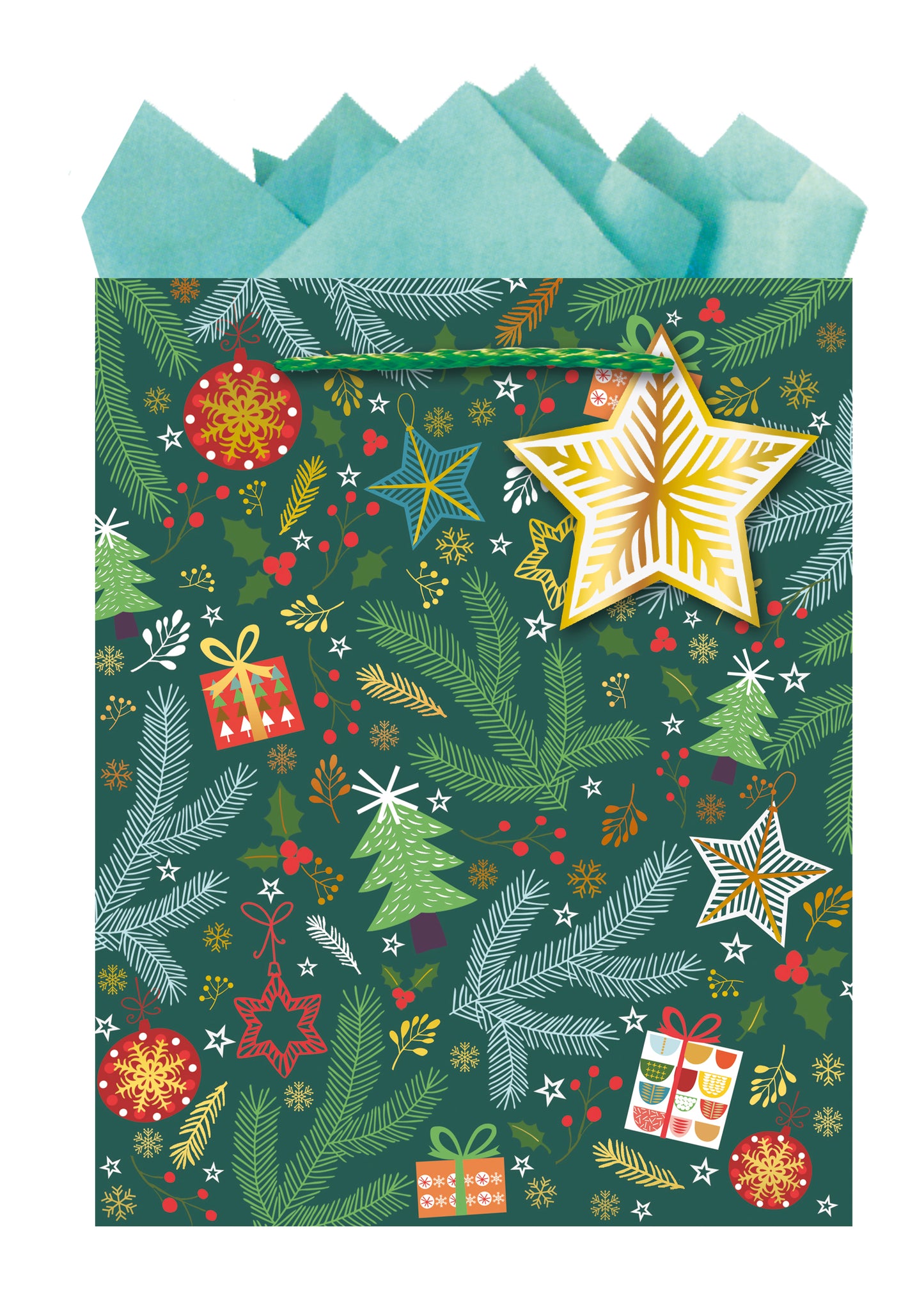 9613870745-Editor Groupe-Final-Medium Bags 20X25Cm-Xmas Gift Bag