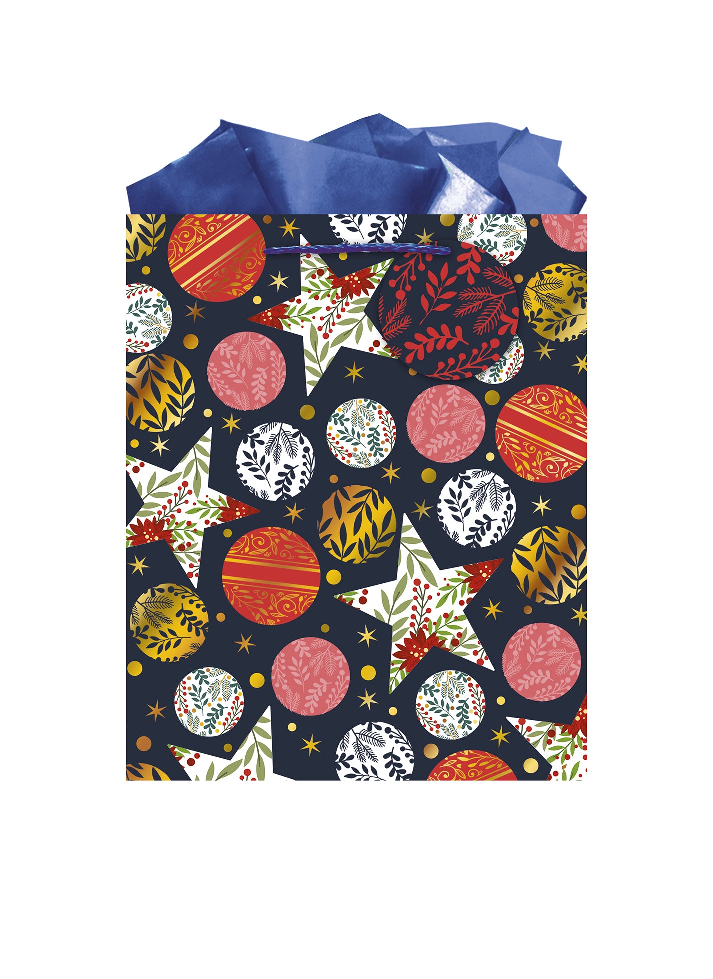 9613870752-Editor Groupe-Fa�ence-Large Bag 26X32Cm-Xmas Gift Bag