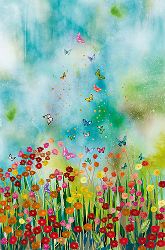 9900760017-Editor Groupe-Flower Garden-Card-Cd Sentimento