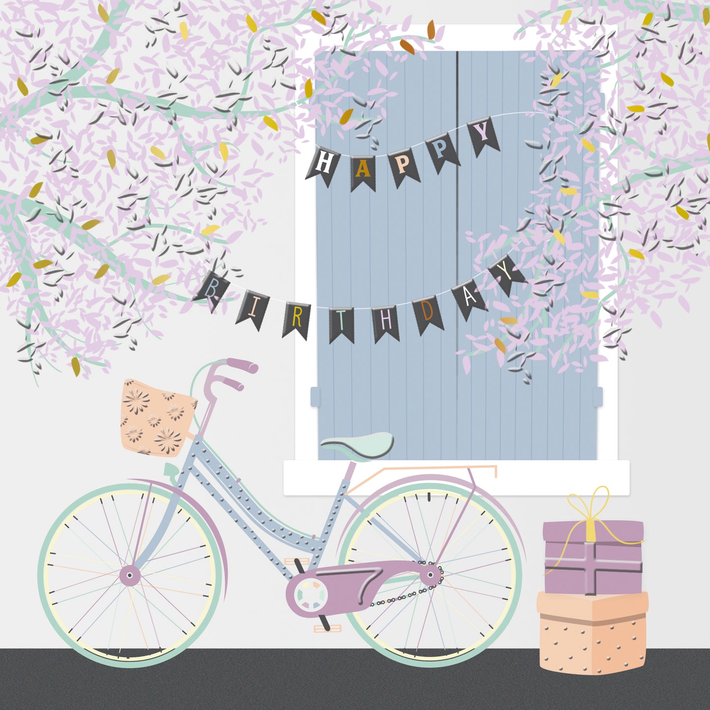 9999660049-Editor Groupe-Birthday Bike-Card-Sweetness - Cd