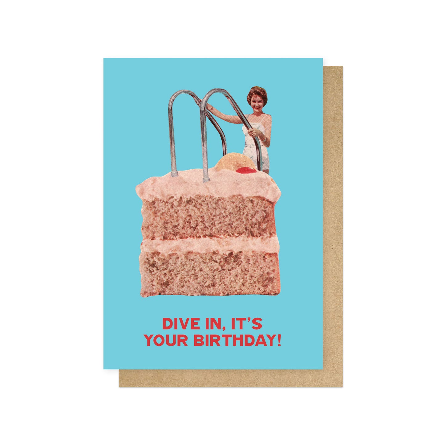 JULWAL036C-East End Prints-Dive In-Card-Julia Walck