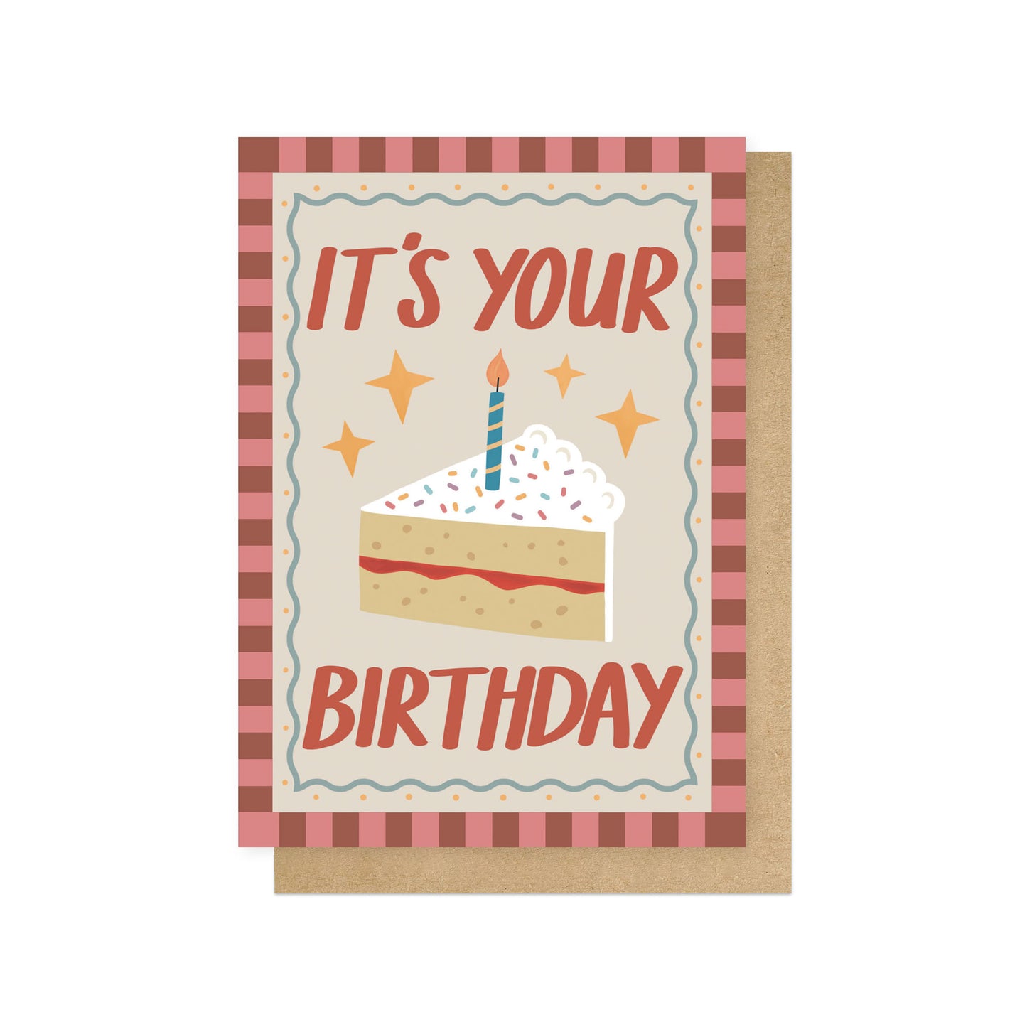 KIDVIL055C-East End Prints-It'S Your Birthday-Card-Kid Of The Village