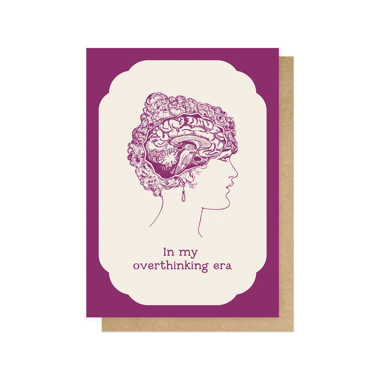 OHFINE122C-East End Prints-In My Overthinking Era-Card-