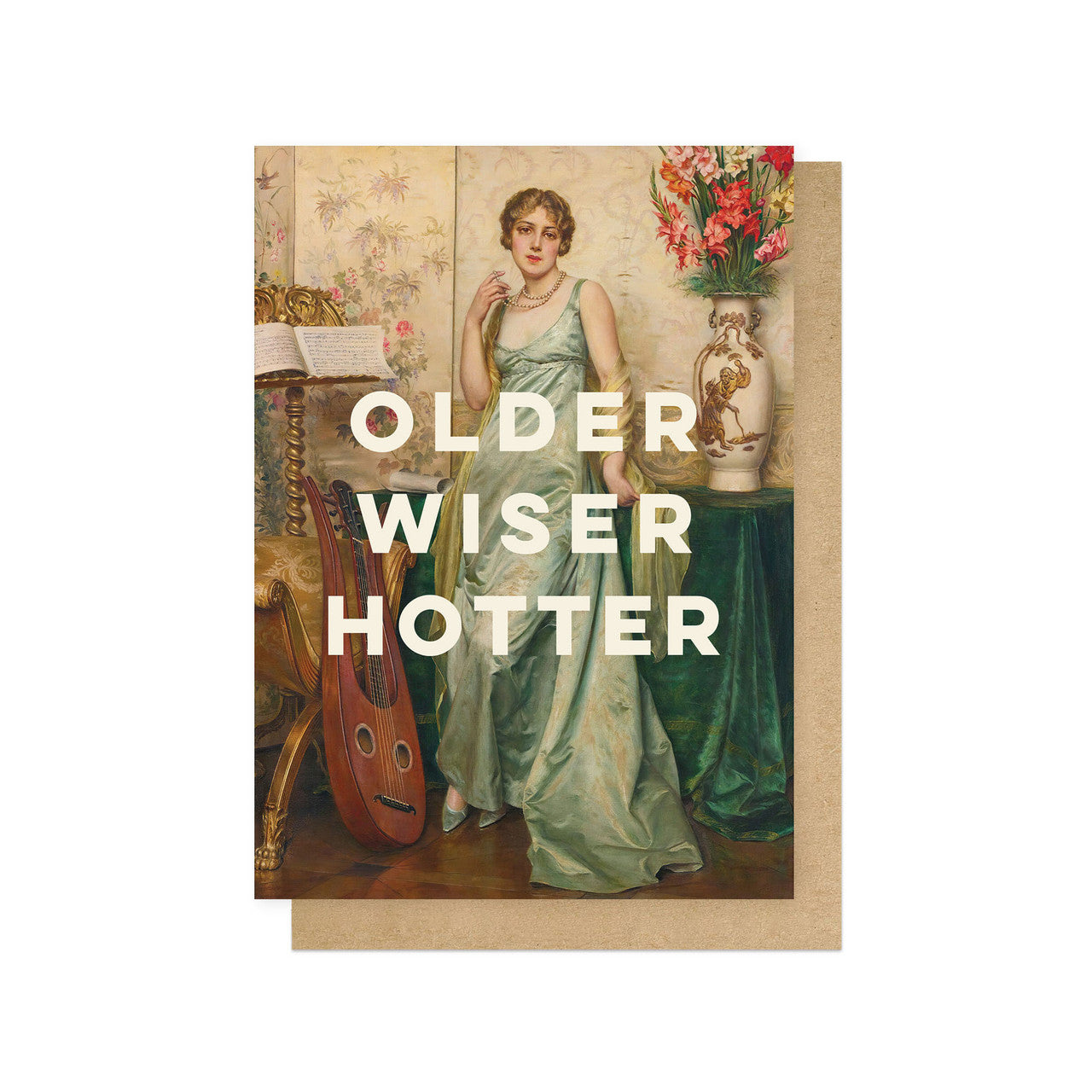 OHFINE174C-East End Prints-Older Wiser Hotter-Card-Ohfine
