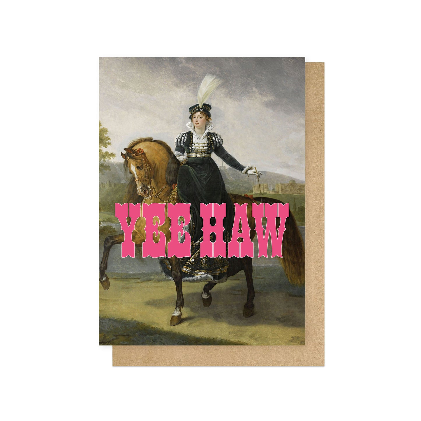 OHFINE192C-East End Prints-Yee Haw-Card-Oh Fine