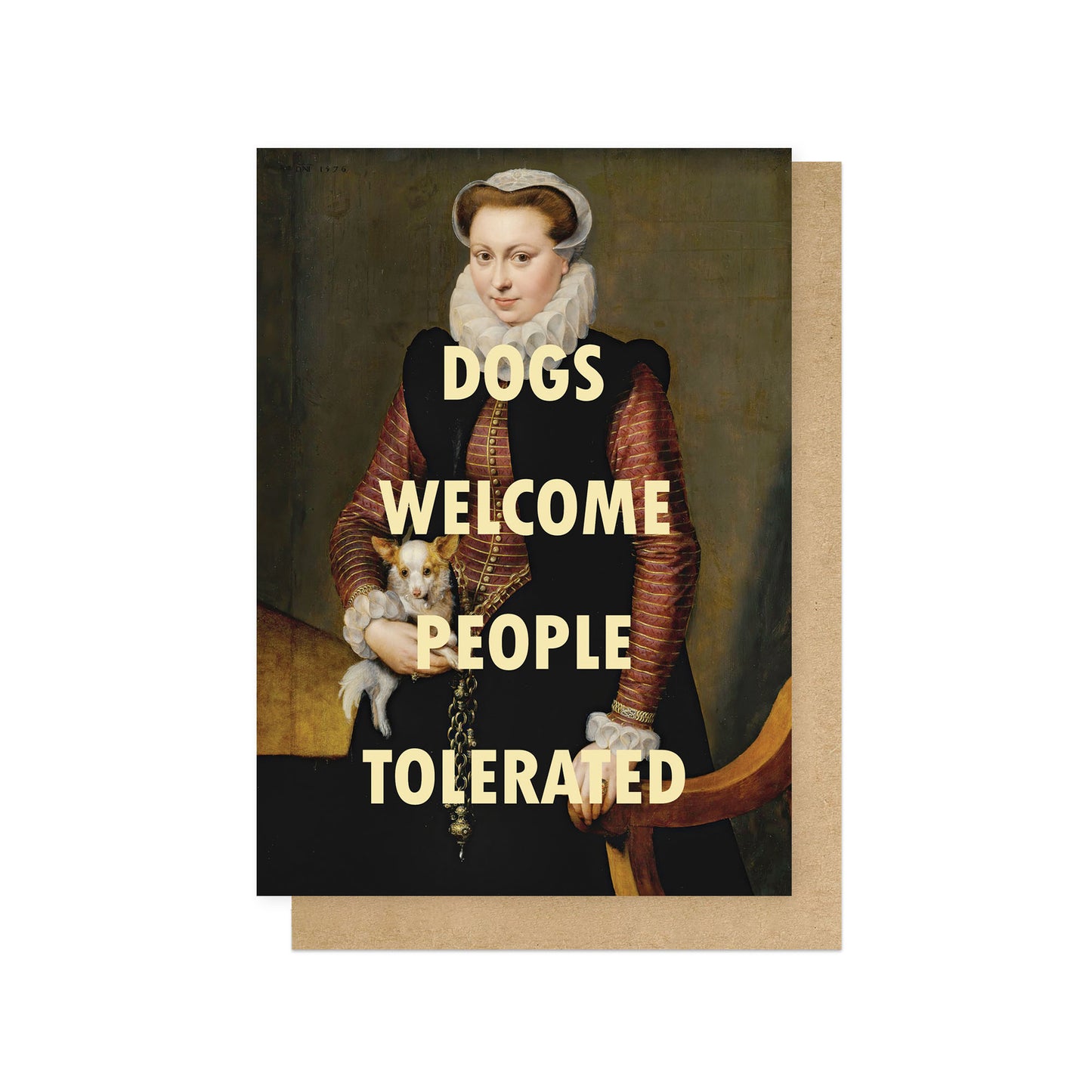 OHFINE198C-East End Prints-Dogs Welcome-Card-Oh Fine